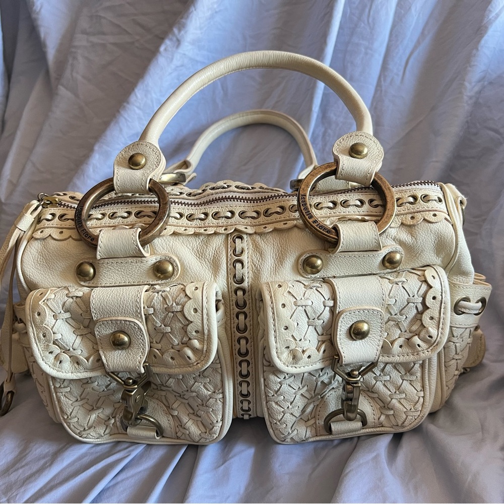 Gorgeous Isabella Fiore bag.   Approximately 13” x 8”.